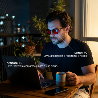 Óculos Anti Luz Azul Athlex Vision