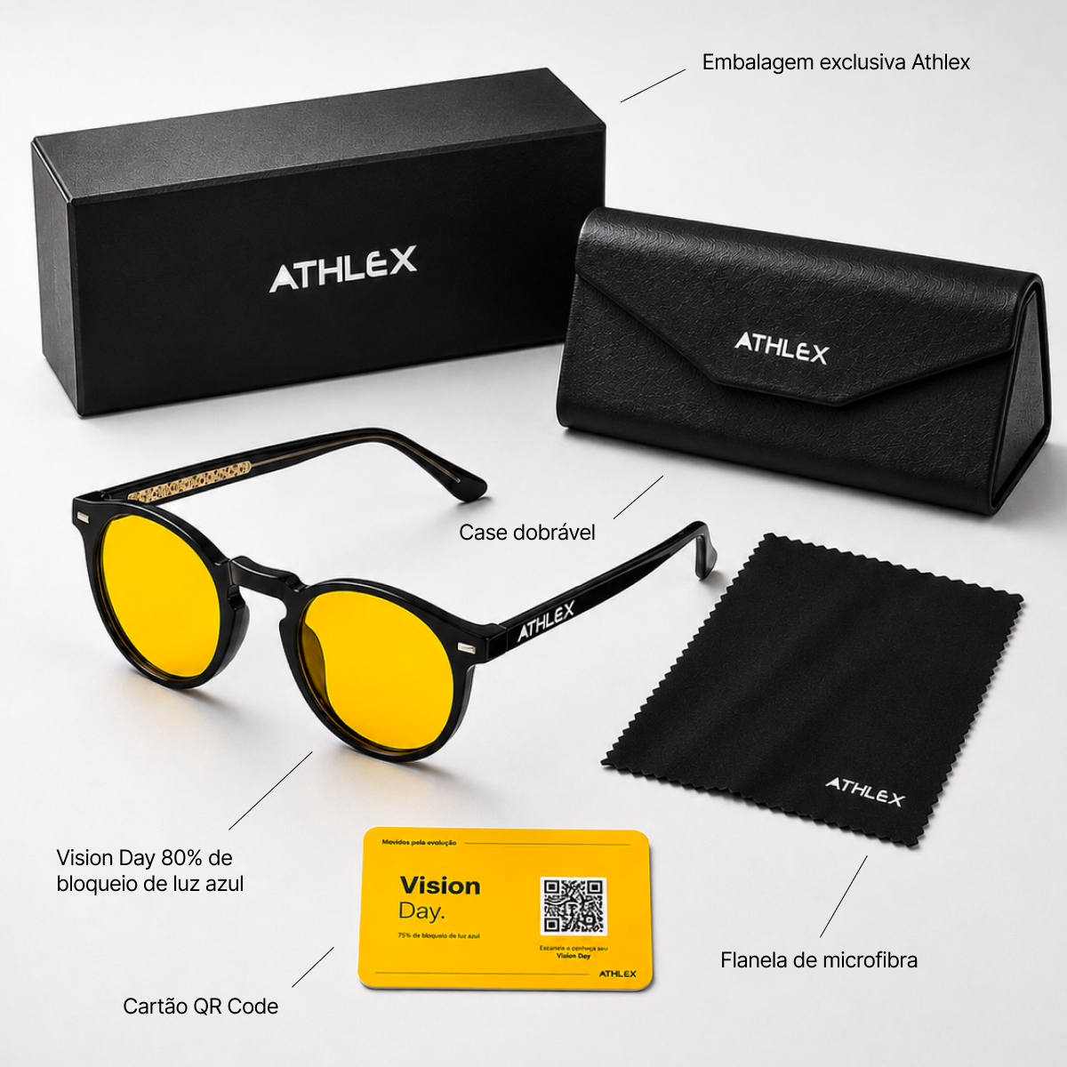 Óculos Anti Luz Azul Athlex Vision